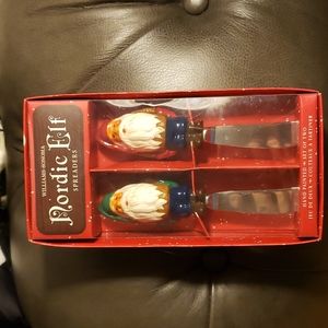 Rare Collectible Williams-Sonoma Nordic Elf Spreaders - Christmas